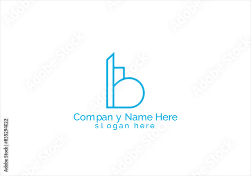 B Letter Company Logo Design