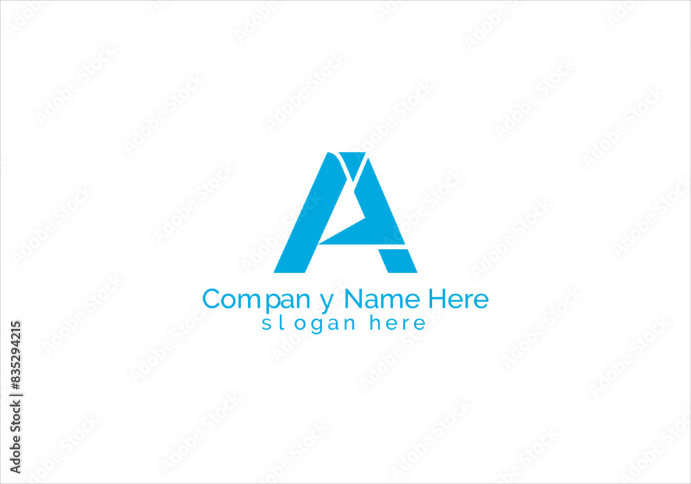 A Letter Minimalist Abstract Business Logo Design A Letter Minimalist Abstract Business Logo Design