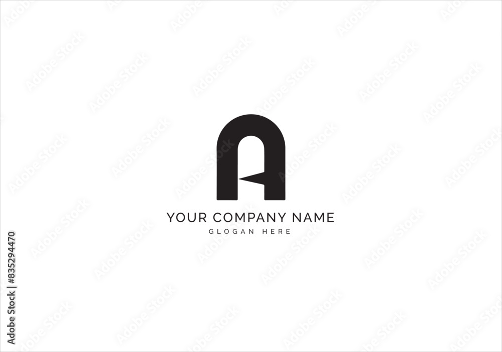 A Letter Minimalist Abstract Business Logo Design A Letter Minimalist Abstract Business Logo Design