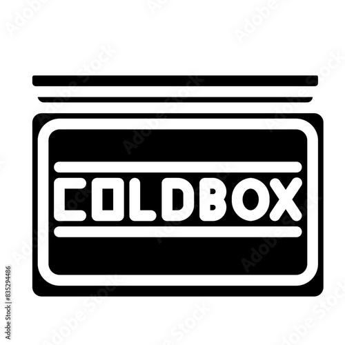  cold box solid icon