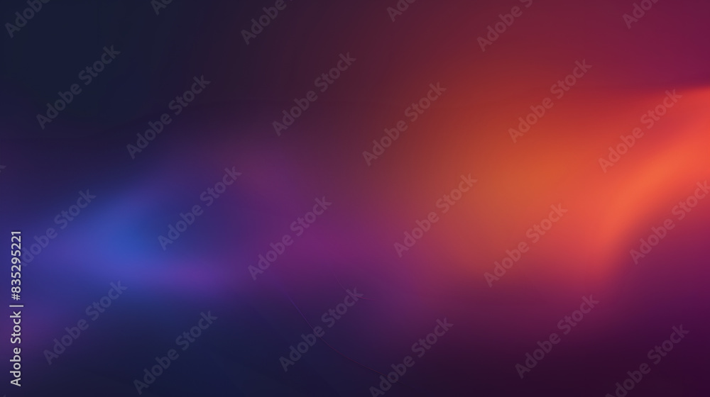 custom made wallpaper toronto digitalGrainy gradient background purple orange vibrant abstract glowing color wave black dark backdrop, noise texture banner poster header design