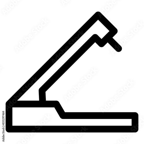 stapler line icon vector illustration isolated on white background