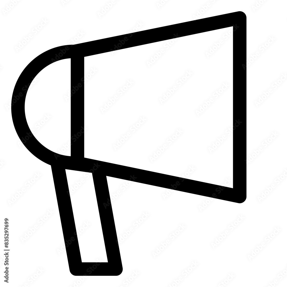 announcement line icon vector illustration isolated on white background announcement line icon vector illustration isolated on white background