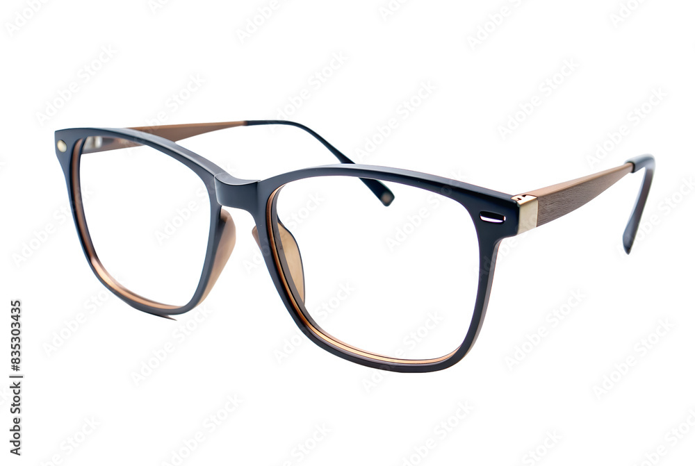 modern eyeglasses isolated on background modern eyeglasses isolated on background