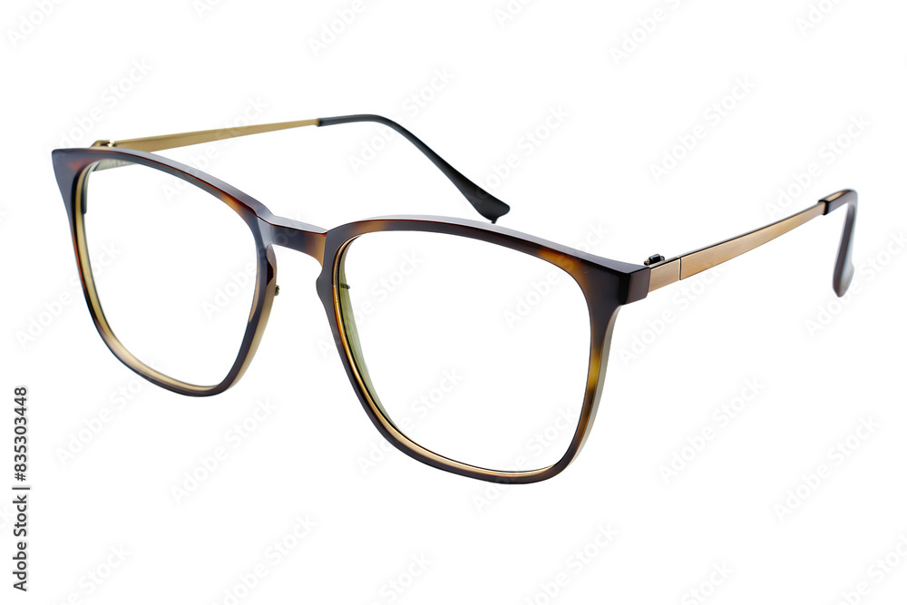 modern eyeglasses isolated on background modern eyeglasses isolated on background