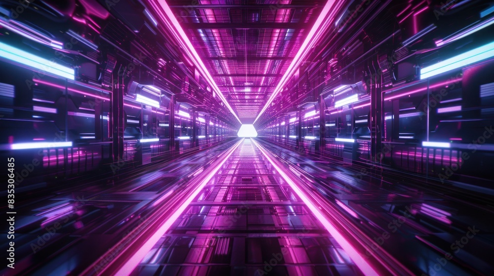 Abstract technology and lighting concept, seamlessly integrating Abstract technology and lighting concept, seamlessly integrating