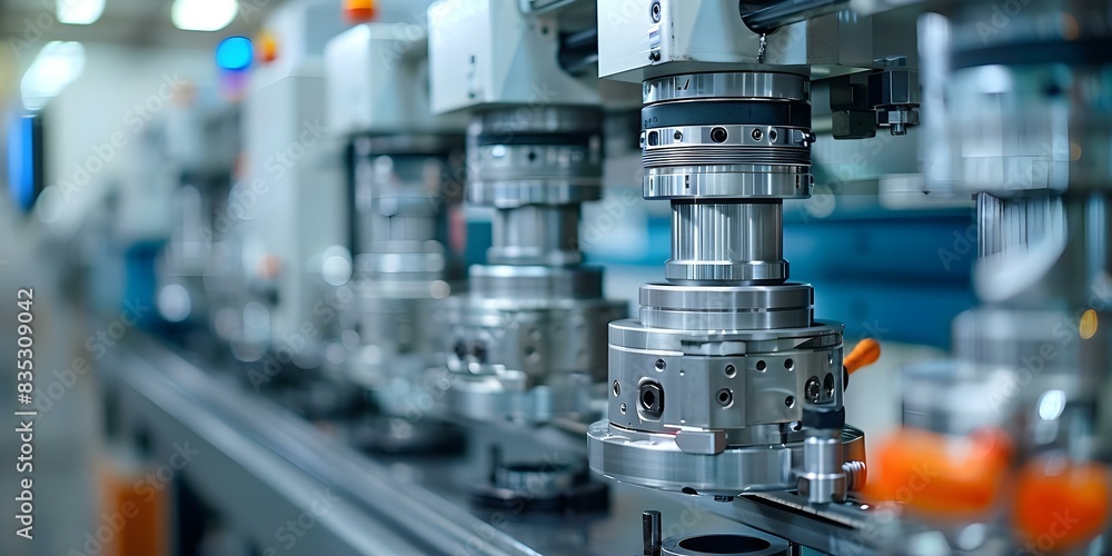 Affordable CNC Machines in Today's Industrial Environment. Concept CNC Technology, Industrial Machinery, Modern Manufacturing, Cost-effective Solutions, Productivity Improvement Affordable CNC Machines in Today's Industrial Environment. Concept CNC Technology, Industrial Machinery, Modern Manufacturing, Cost-effective Solutions, Productivity Improvement