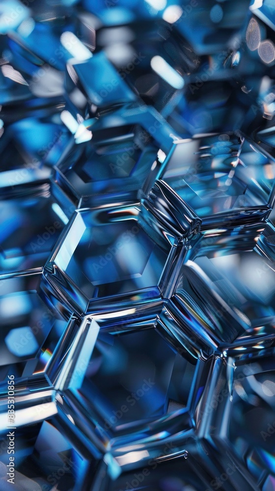 Intricately detailed hexagonal designs contrast with fluid, organic shapes on a shimmering, reflective background, a fusion of precision and fluidity. Intricately detailed hexagonal designs contrast with fluid, organic shapes on a shimmering, reflective background, a fusion of precision and fluidity.