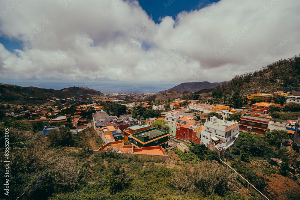 Paisaje desde alto en Tenerife