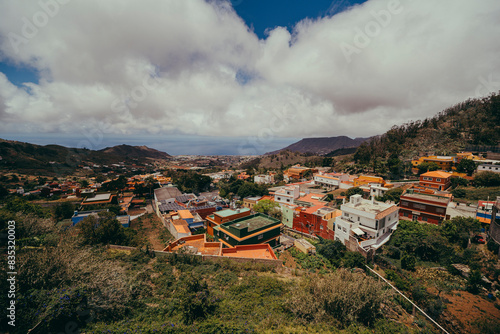 Paisaje desde alto en Tenerife