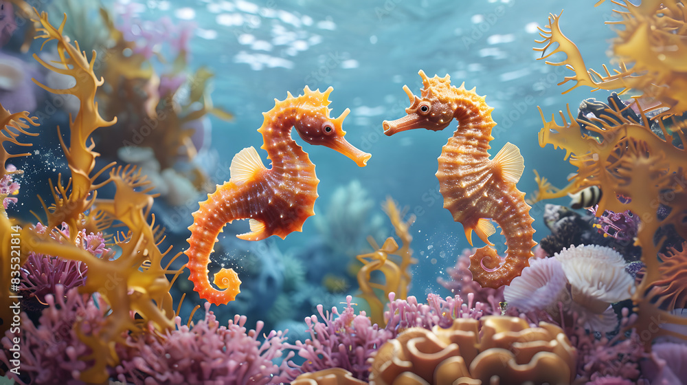 Seahorses in love Seahorses in love