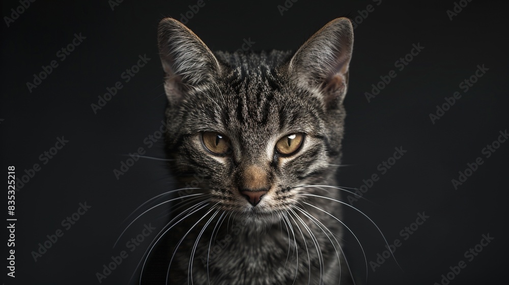 Close-up and Profile Portraits of Cats with Intense Gaze.
A collection of close-up and profile portraits of various cats, featuring detailed shots highlighting their eyes, whiskers, and fur Close-up and Profile Portraits of Cats with Intense Gaze.
A collection of close-up and profile portraits of various cats, featuring detailed shots highlighting their eyes, whiskers, and fur