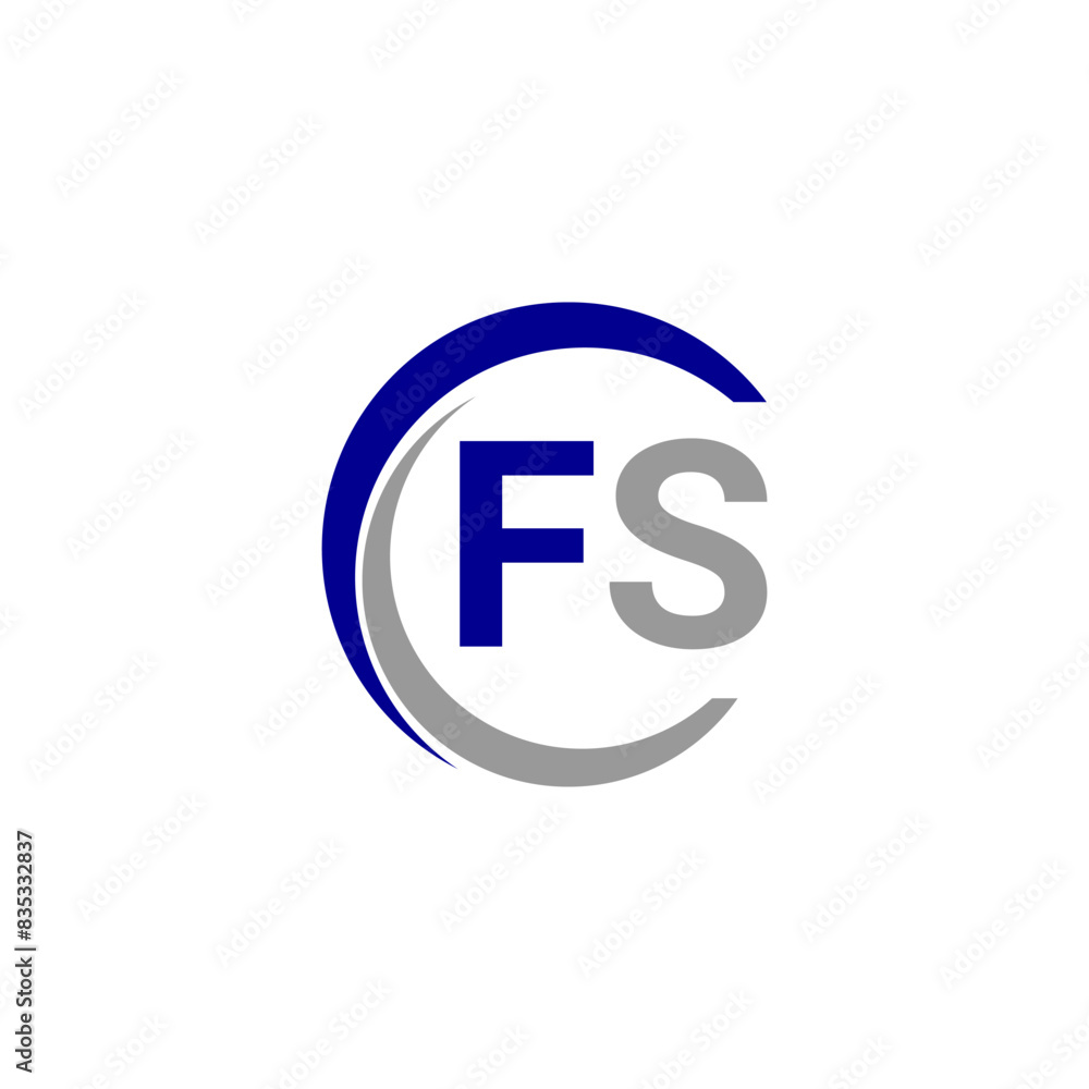 Alphabet letters Initials Monogram logo FS, INITIAL Letter FS logo design, template vector. Alphabet letters Initials Monogram logo FS, INITIAL Letter FS logo design, template vector.