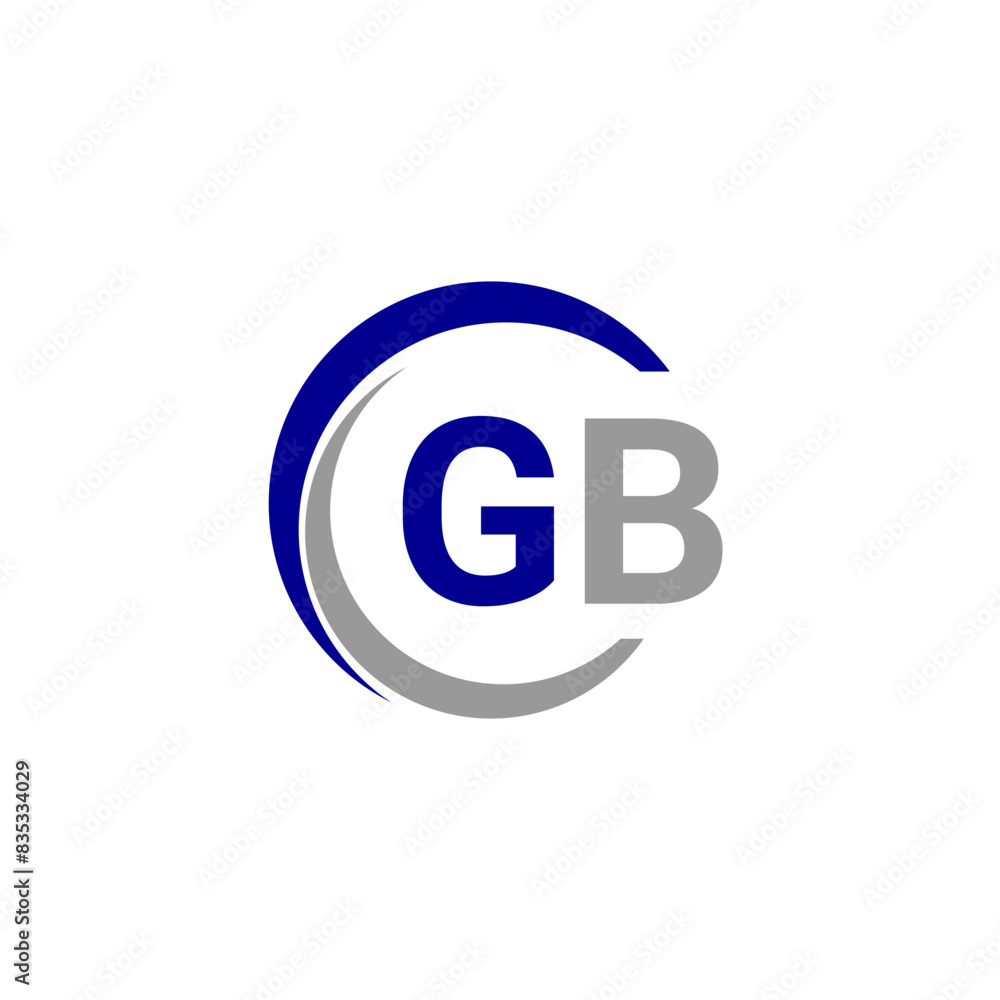 Alphabet letters Initials Monogram logo GB, INITIAL Letter GB logo design, template vector. Alphabet letters Initials Monogram logo GB, INITIAL Letter GB logo design, template vector.