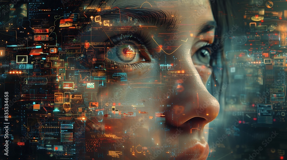 A digital collage of Echoes of AI, combining elements of vintage and modern technology to show the evolution and impact of AI, with visual echoes spreading out and touching various devices and people. A digital collage of Echoes of AI, combining elements of vintage and modern technology to show the evolution and impact of AI, with visual echoes spreading out and touching various devices and people.