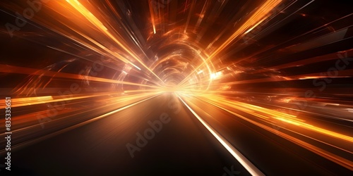 Futuristic abstract background with dynamic speed motion blur and lighting effects. Concept Abstract Background  Futuristic Design  Speed Motion Blur  Lighting Effects