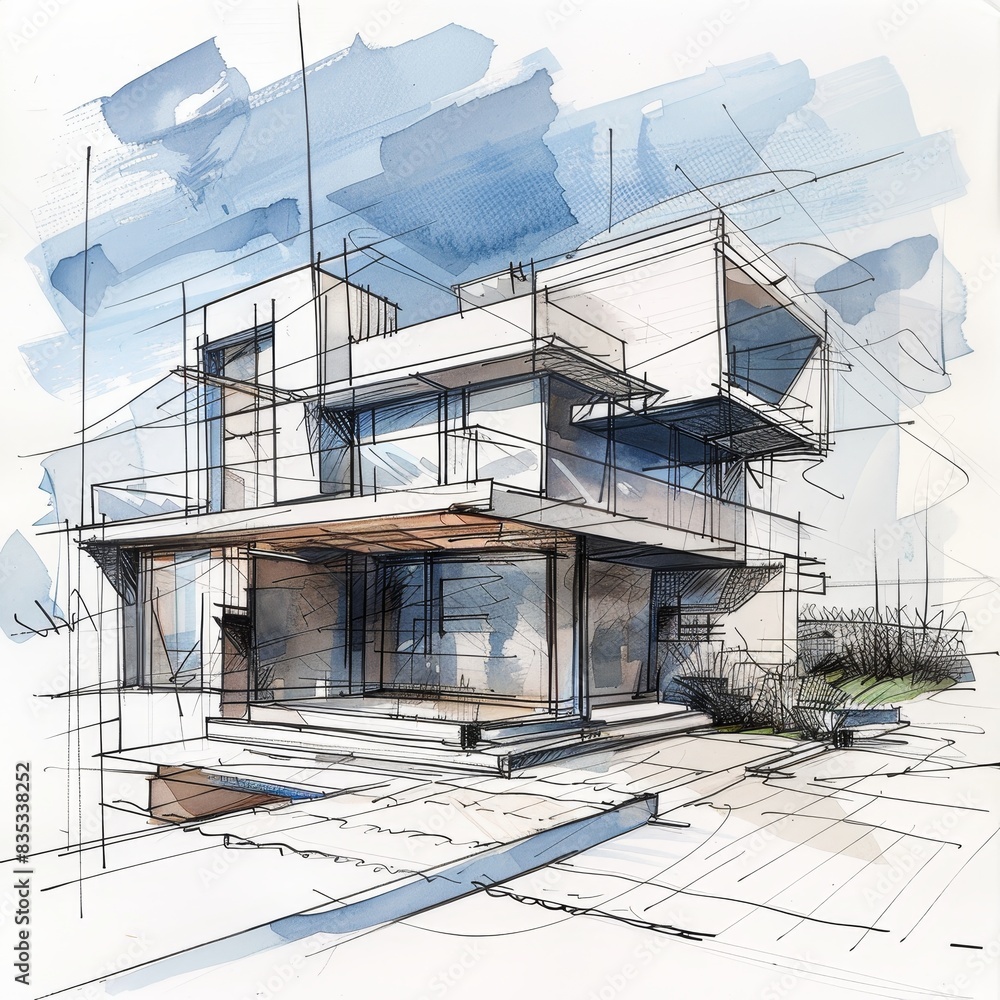 A large house with a pool and a patio