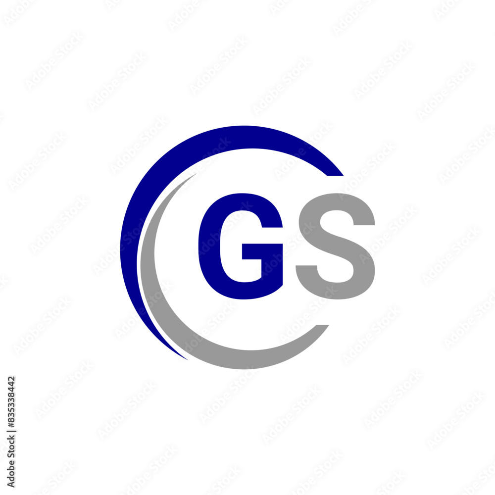 Alphabet letters Initials Monogram logo GS, INITIAL Letter GS logo design, template vector. Alphabet letters Initials Monogram logo GS, INITIAL Letter GS logo design, template vector.