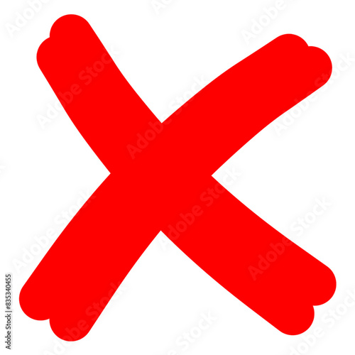 red cross mark in transparent 