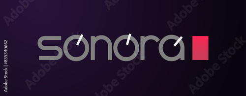Sonora: a rockband logotype concept