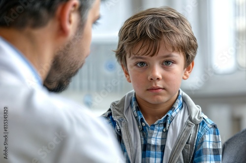 child with learning difficulties in school, in consultation with child psychologist or therapist