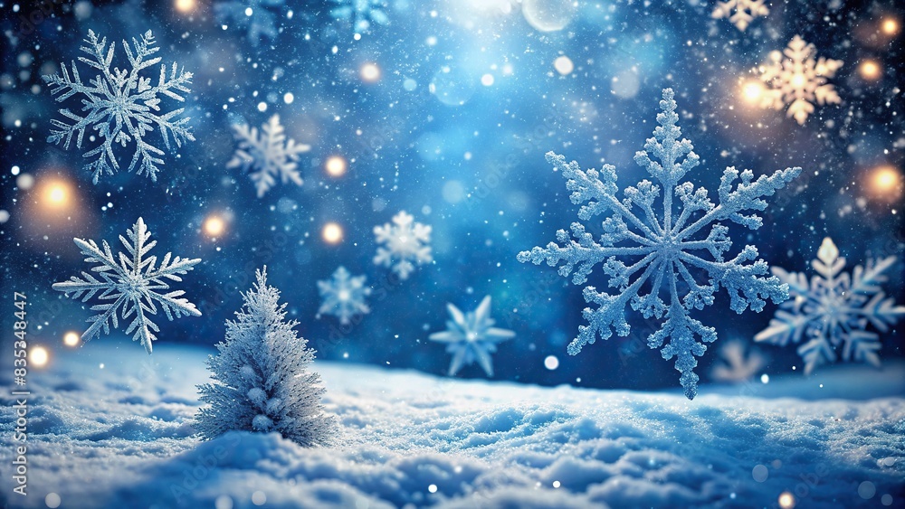 Christmas snowy winter snowflakes falling background cinematic , winter, snowflakes, falling, background, Christmas, cinematic, snow, cold, holiday, season, peaceful, serene, festive