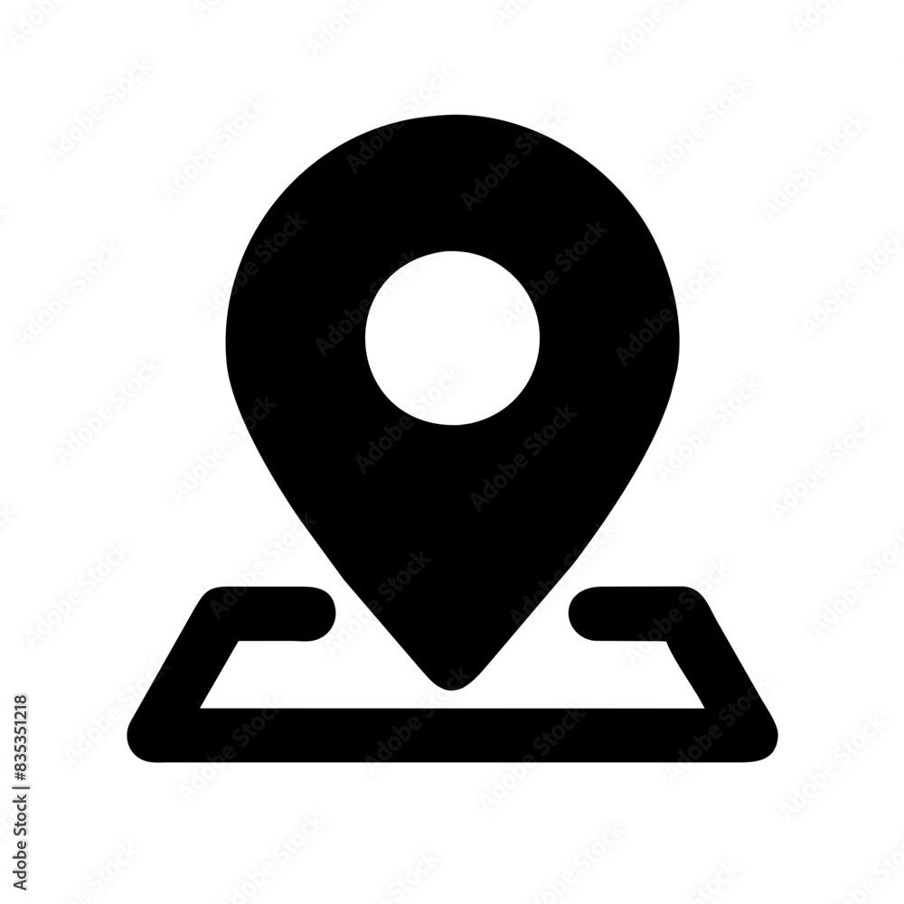 Map Location Pin Icon Vector Illustration Map Location Pin Icon Vector Illustration