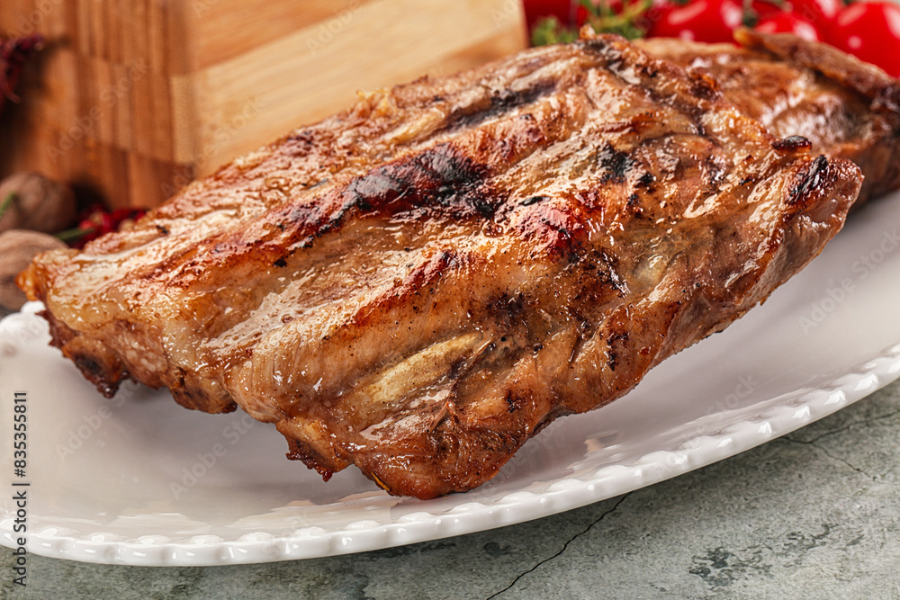 Grilled pork ribs with spices Grilled pork ribs with spices