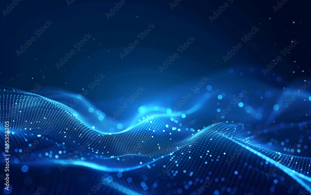 Abstract blue digital background with dots and lines, futuristic technology concept, AI or big data theme
Abstract blue digital background with dots and lines, futuristic technology concept, AI or big data theme