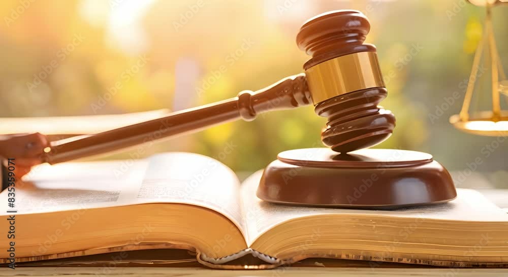 Judges gavel rests on law book open to page on civic duties. Concept Legal, Civic duties, Judge, Law book, Gavel Judges gavel rests on law book open to page on civic duties. Concept Legal, Civic duties, Judge, Law book, Gavel