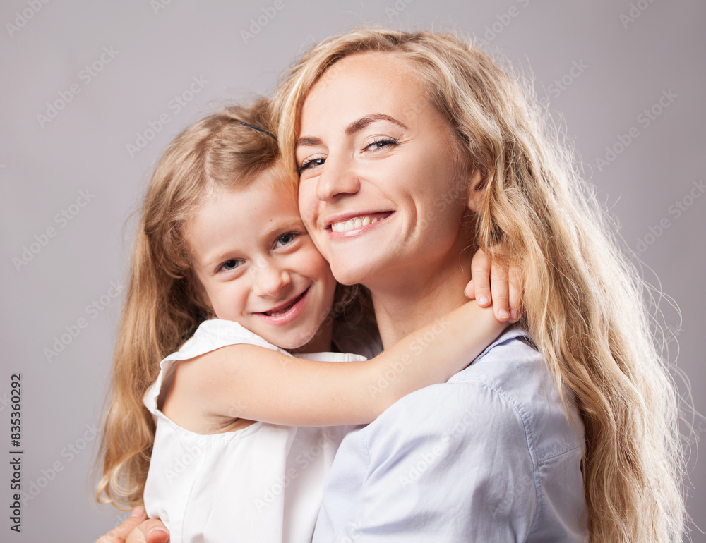 Mother with little girl Mother with little girl