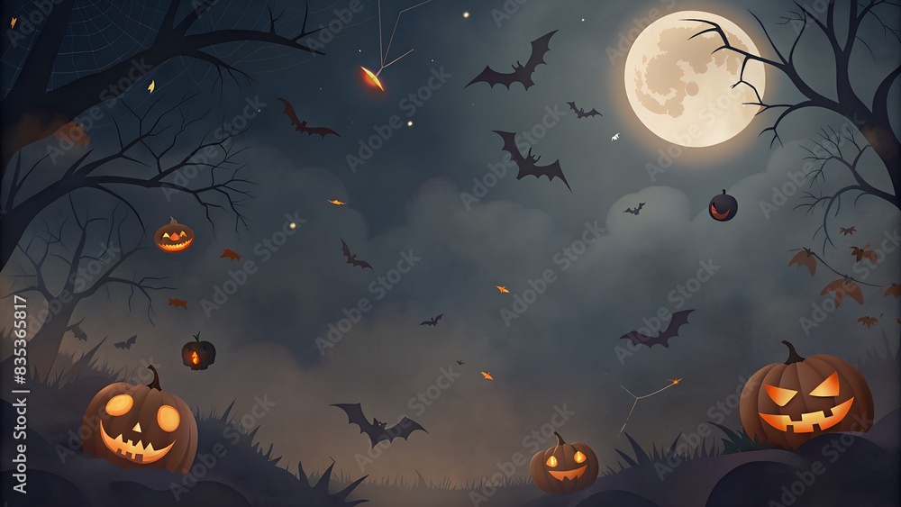 Fototapeta premium Chilling Halloween Backgrounds for Spooky Celebrations