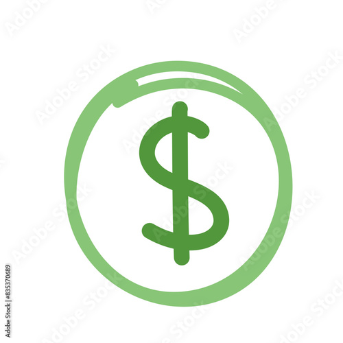 money dollar line icon