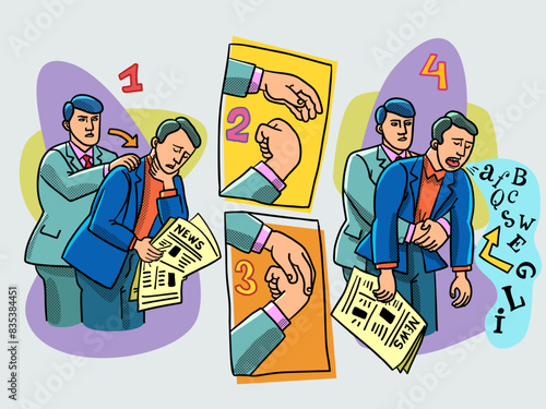 Heimlich maneuver, saving someone choking on food Help a friend filter the news flow. Abundance of content and media overload. Content moderation and saving people.