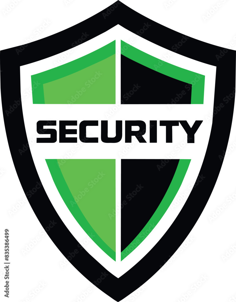 Security Shield logo concept vector art illustration Security Shield logo concept vector art illustration
