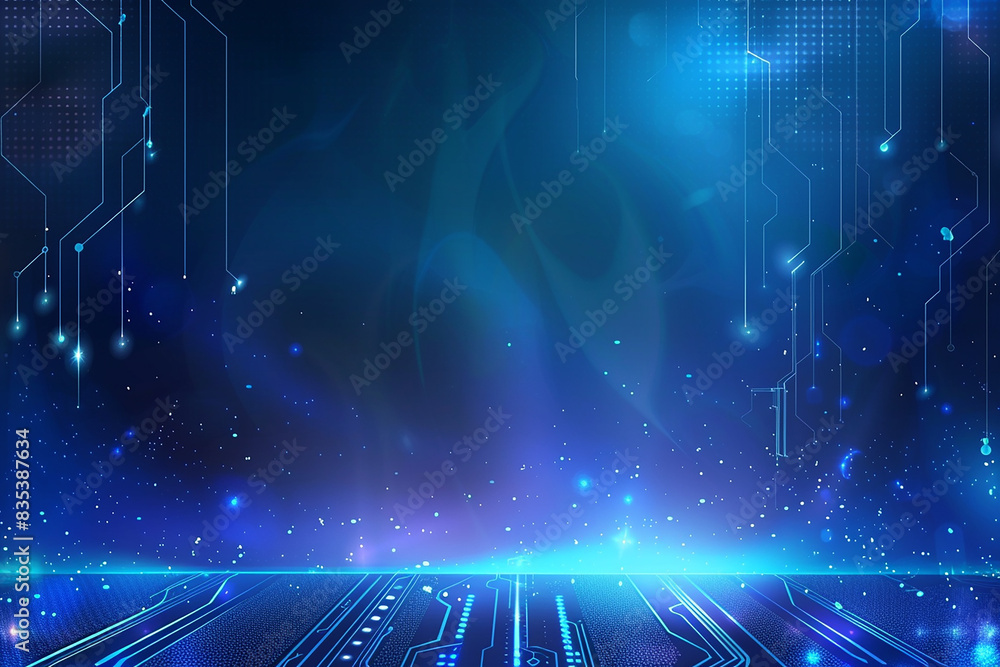 Fototapeta premium background of cyber ai cyberspace technology web futuristic background illustration digital design.