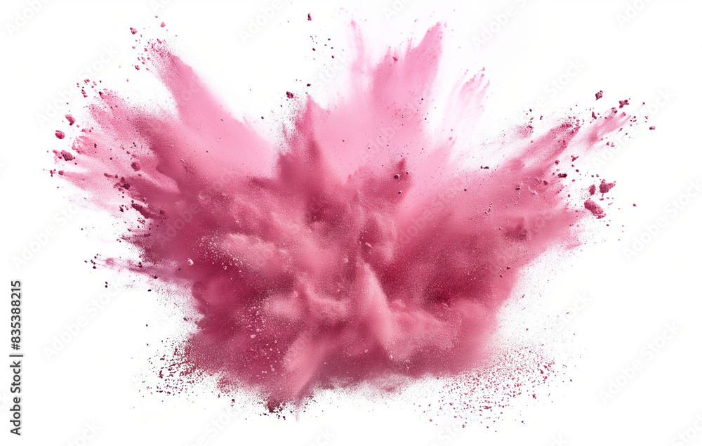 abstract background, pink powder splash explosion on white background, isolated on white background, high resolution photography abstract background, pink powder splash explosion on white background, isolated on white background, high resolution photography