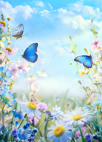 illustration of beautiful butterflies