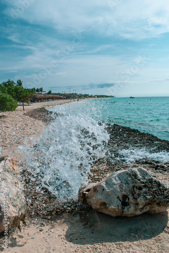 rocks and sea