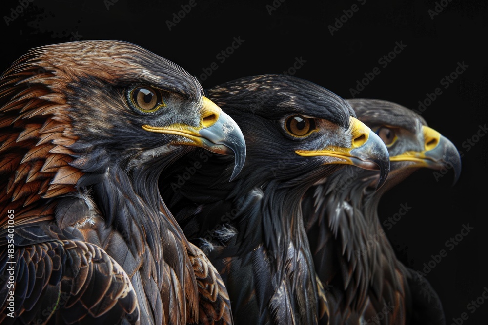 A close-up view of two birds standing next to each other, likely in a natural setting A close-up view of two birds standing next to each other, likely in a natural setting