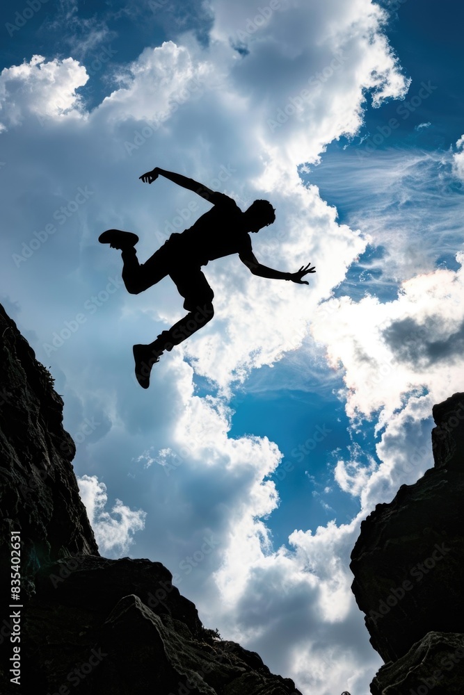A person performing an aerial stunt on a skateboard, great for action or sports-themed images A person performing an aerial stunt on a skateboard, great for action or sports-themed images