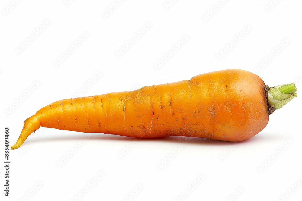 Close Up of a Carrot on a White Background Close Up of a Carrot on a White Background