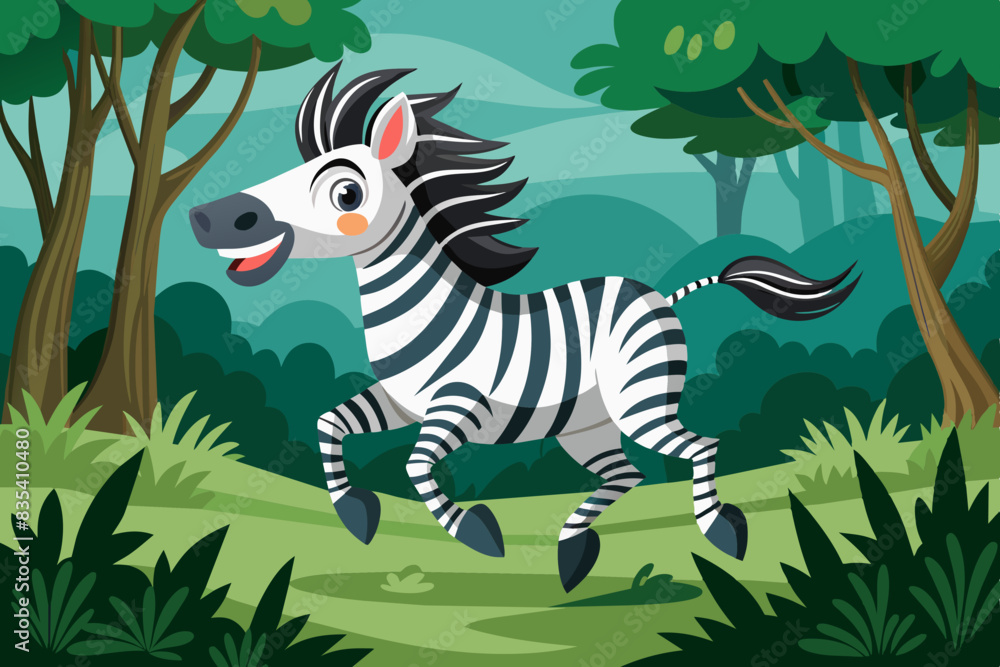 zebra cartoon vector illustration zebra cartoon vector illustration