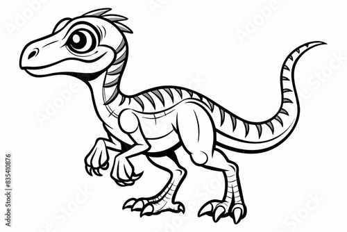 Dinosaurs cartoon animal silhouette vector illustration