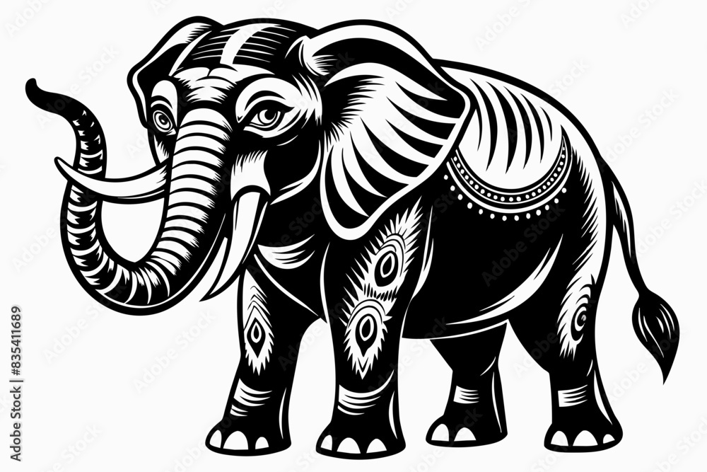 elephant animal silhouette vector illustration elephant animal silhouette vector illustration