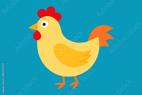gallian chicken vector illustration © Shiju Graphics