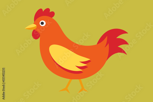 gallian chicken vector illustration photo