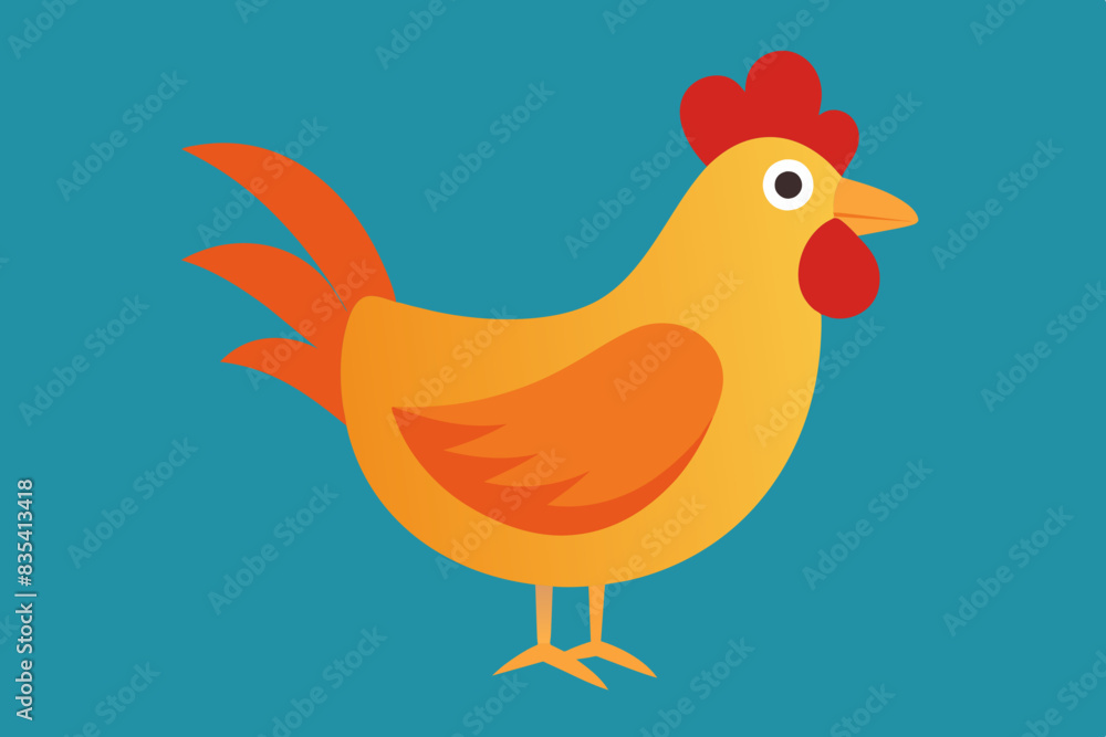 gallian chicken vector illustration gallian chicken vector illustration
