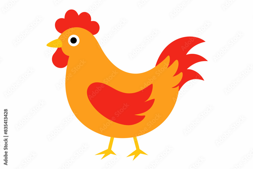 gallian chicken vector illustration gallian chicken vector illustration