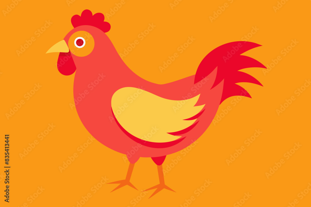 gallian chicken vector illustration gallian chicken vector illustration